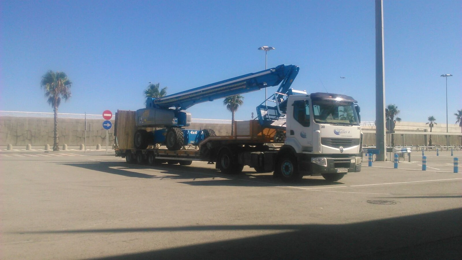 Transporte de maquinaria
